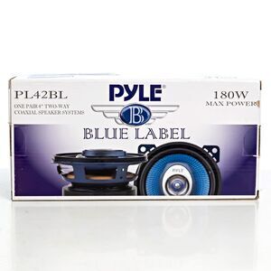Pyle PL42BL 4-Inch 180-Watt Two-Way Speakers (Pair)